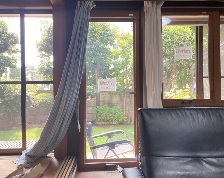 K様リビング東ドア施工後