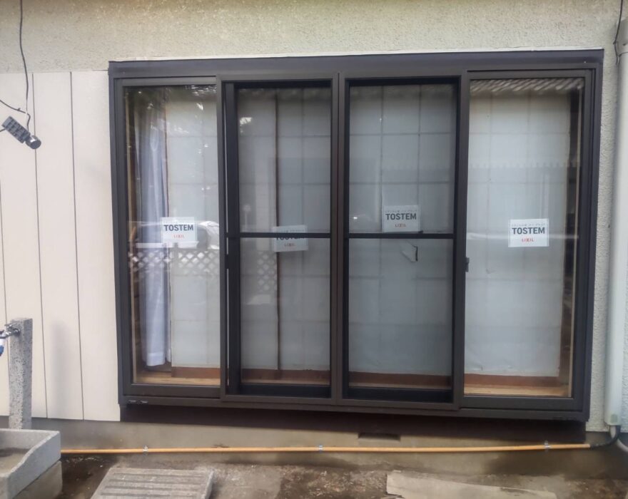 I様邸４枚建施工後