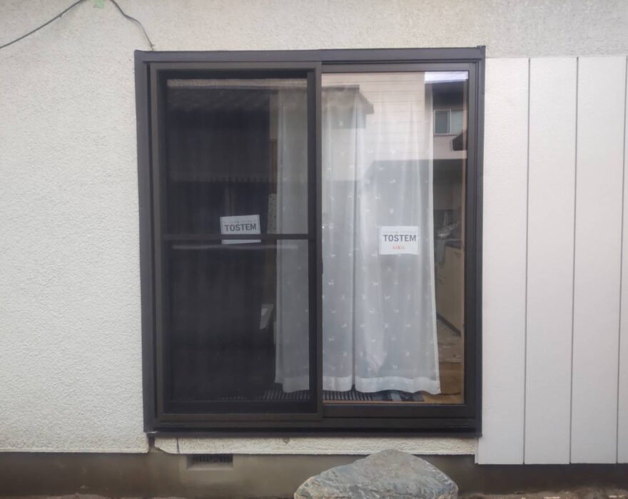 I様邸２枚建施工後