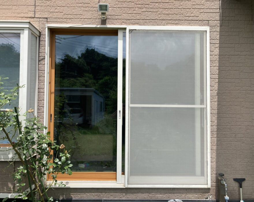 リビング南施工後